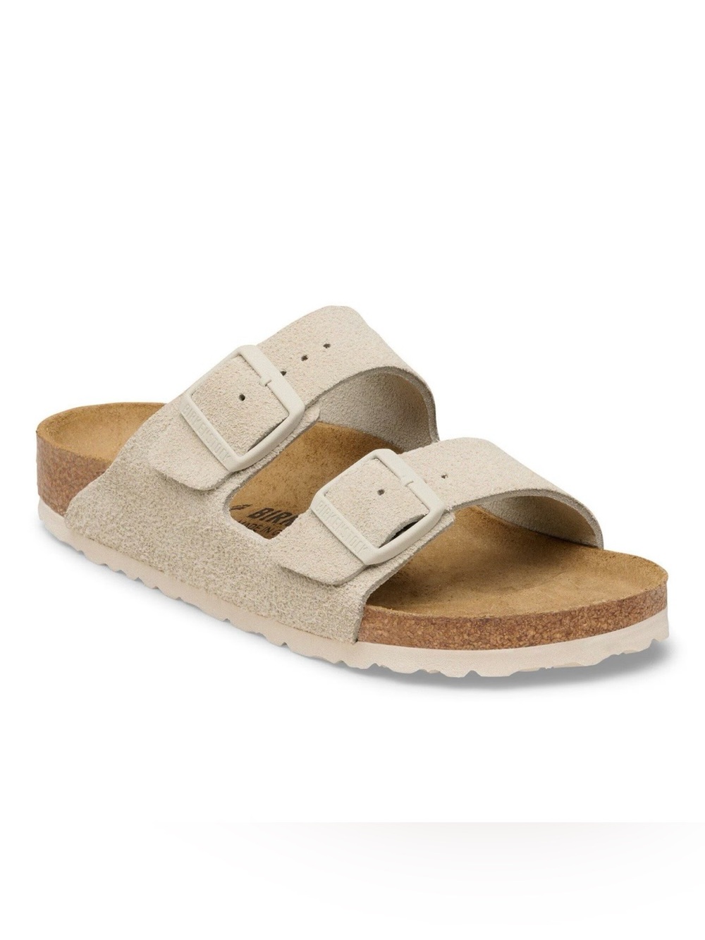 BIRKENSTOCK Arizona Suede Leather Soft Footbed Sandal